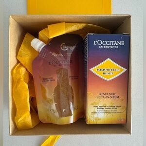 L'OCCITANE Immortelle Overnight Reset serum set